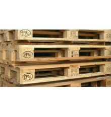 Pallet 120x80 cm in legno abete di qualità, nuovo, pedana portata 300 kg  per spedizioni, bancale ideale per movimentazione merci, arredi interni ed