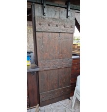 copy of BARN DOOR PORTA SCORREVOLE IN LEGNO MASSELLO 215x95 INDUSTRIAL STYLE